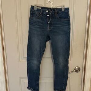 Blue Slim Fit Levi’s 501 Jeans